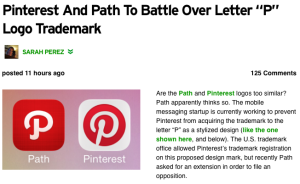 Pinterest And Path To Battle Over Letter “P” Logo Trademark | TechCrunch 2013-09-06 20-59-26